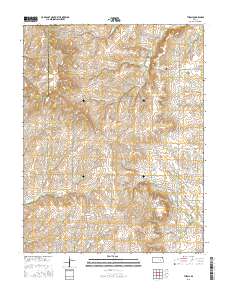 Thrall 2015 topographic map thumbnail
