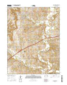 Tonganoxie 2016 topographic map thumbnail