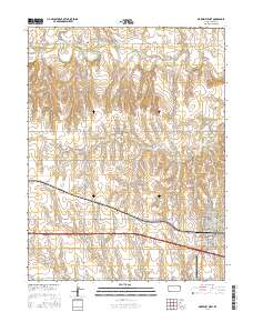 WaKeeney West 2015 topographic map thumbnail