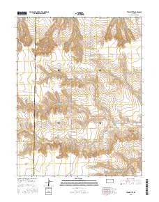 Twin Butte 2015 topographic map thumbnail