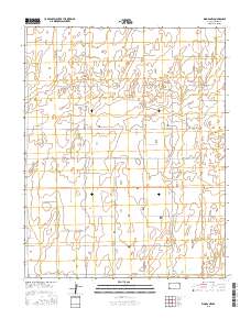 Woods NW 2015 topographic map thumbnail