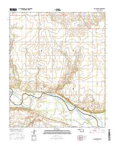 Augar Creek 2016 topographic map thumbnail
