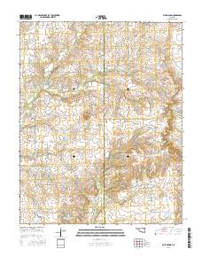 Blue Mound 2016 topographic map thumbnail