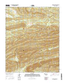 Baker Mountain 2016 topographic map thumbnail