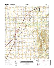 Big Cabin 2016 topographic map thumbnail