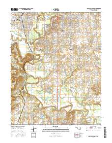 Bartlesville South 2016 topographic map thumbnail