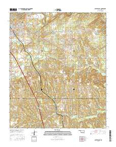 Antlers East 2016 topographic map thumbnail