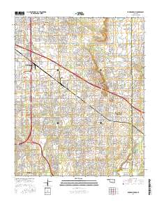 Broken Arrow 2016 topographic map thumbnail