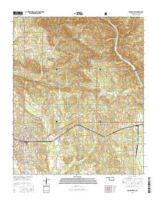 Broken Bow 2016 topographic map thumbnail