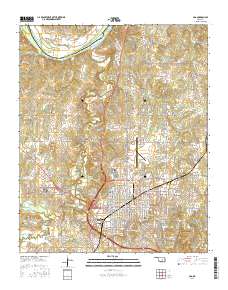 Ada 2016 topographic map thumbnail