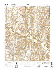 Bridge Creek 2016 topographic map thumbnail