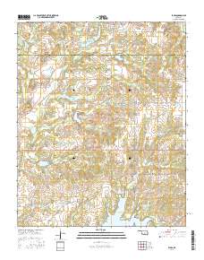 Byars 2016 topographic map thumbnail