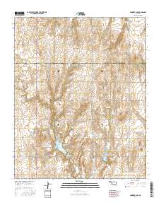 Crowder Lake 2016 topographic map thumbnail