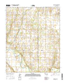Crescent NW 2016 topographic map thumbnail