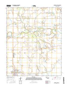 Cherokee North 2016 topographic map thumbnail