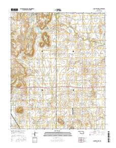 Chouteau NW 2016 topographic map thumbnail