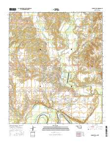 Burneyville 2016 topographic map thumbnail