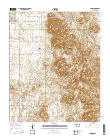 Cooperton 2016 topographic map thumbnail