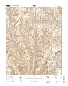 Custer City 2016 topographic map thumbnail
