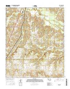 Caney 2016 topographic map thumbnail