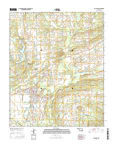 Coalgate 2016 topographic map thumbnail