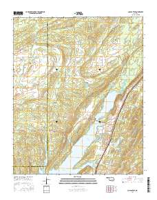 Coalgate SE 2016 topographic map thumbnail