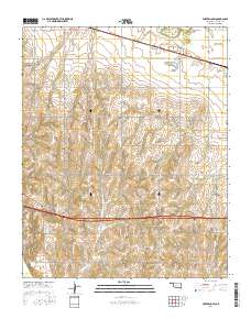 Fort Reno SW 2016 topographic map thumbnail