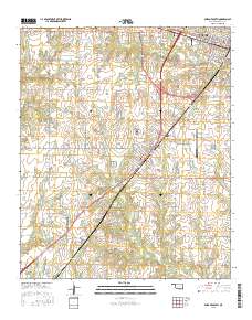 Durant South 2016 topographic map thumbnail