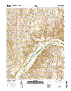Doga Creek 2016 topographic map thumbnail