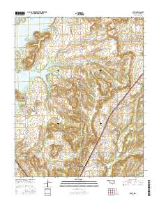 Foyil 2016 topographic map thumbnail