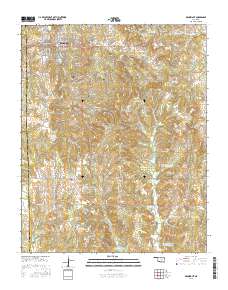 Drumright 2016 topographic map thumbnail