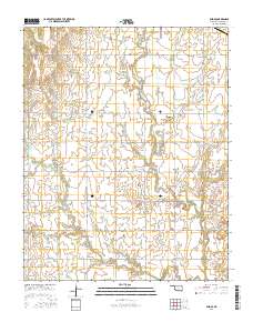 Enid SE 2016 topographic map thumbnail