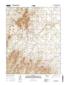 Glass Mountains 2016 topographic map thumbnail