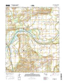 Fort Coffee 2016 topographic map thumbnail