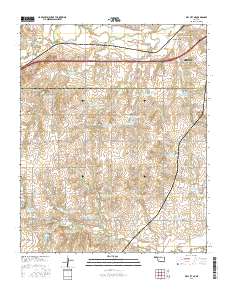 Dill City NE 2016 topographic map thumbnail