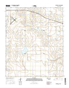 Hackberry Flat 2016 topographic map thumbnail