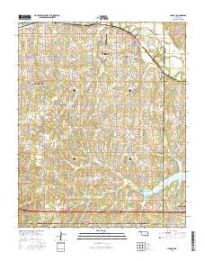 Harrah 2016 topographic map thumbnail