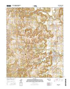 Hominy 2016 topographic map thumbnail