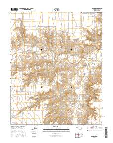 Guymon SW 2016 topographic map thumbnail