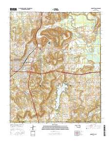 Henryetta 2016 topographic map thumbnail