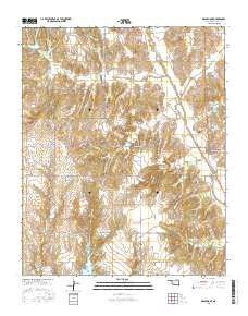 Gracemont 2016 topographic map thumbnail