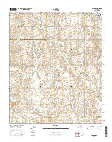 Indiahoma 2016 topographic map thumbnail