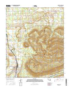 Heavener 2016 topographic map thumbnail