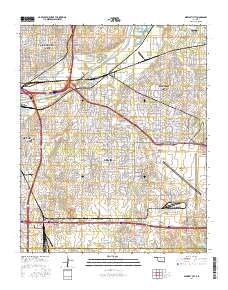 Midwest City 2016 topographic map thumbnail