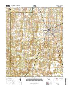 Holdenville 2016 topographic map thumbnail