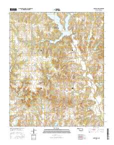 Lake Fuqua 2016 topographic map thumbnail