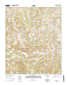 Lone Grove 2016 topographic map thumbnail