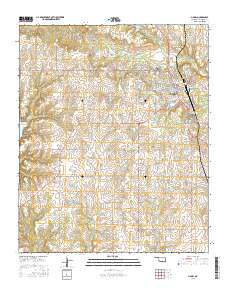 Madill 2016 topographic map thumbnail