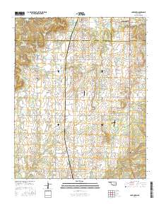 Lake Boren 2016 topographic map thumbnail