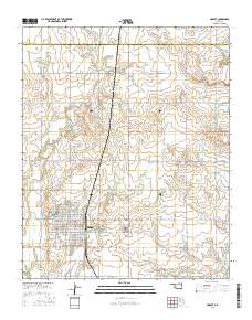 Hobart 2016 topographic map thumbnail
